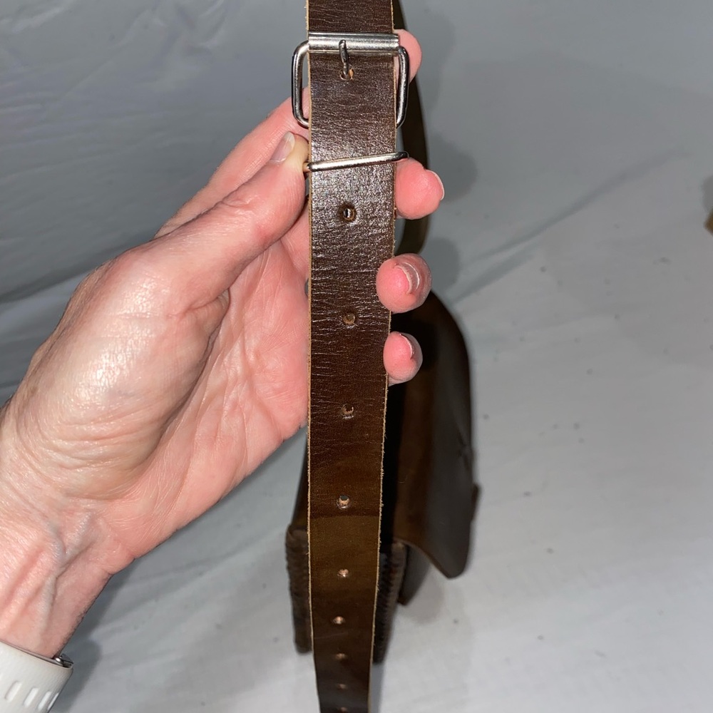 Brown Leather Satchel - Picture 6 of 6